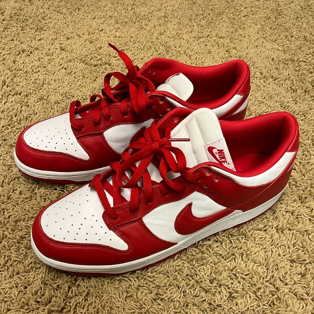 Men’s Size “13 US” Nike Dunk Low “Gym Red”